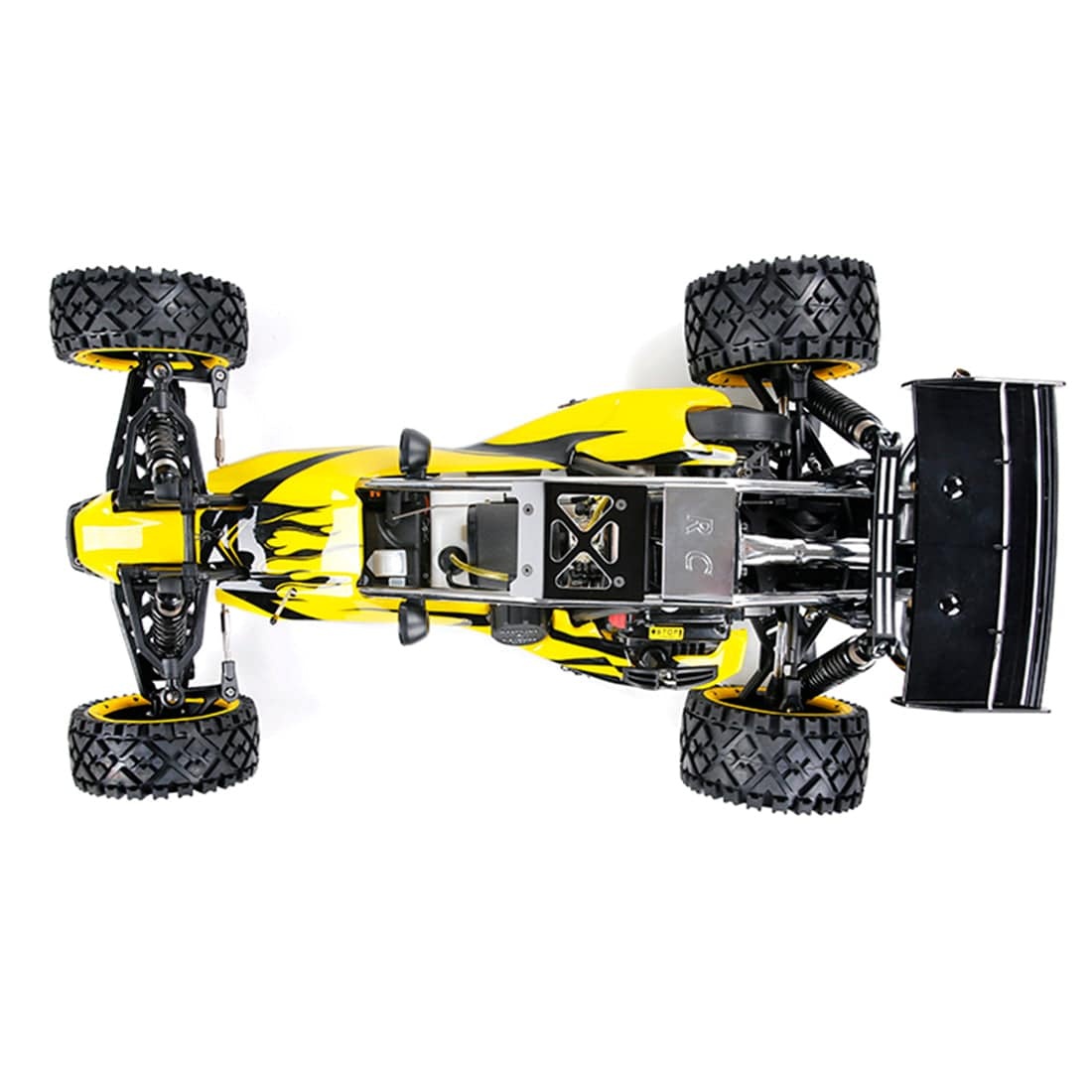 Rovan BAHA320 Yellow 1/5 Scale 32cc Gas Powered 2WD High Speed RC Buggy