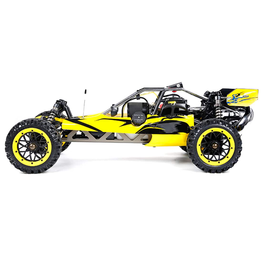 Rovan BAHA320 Yellow 1/5 Scale 32cc Gas Powered 2WD High Speed RC Buggy