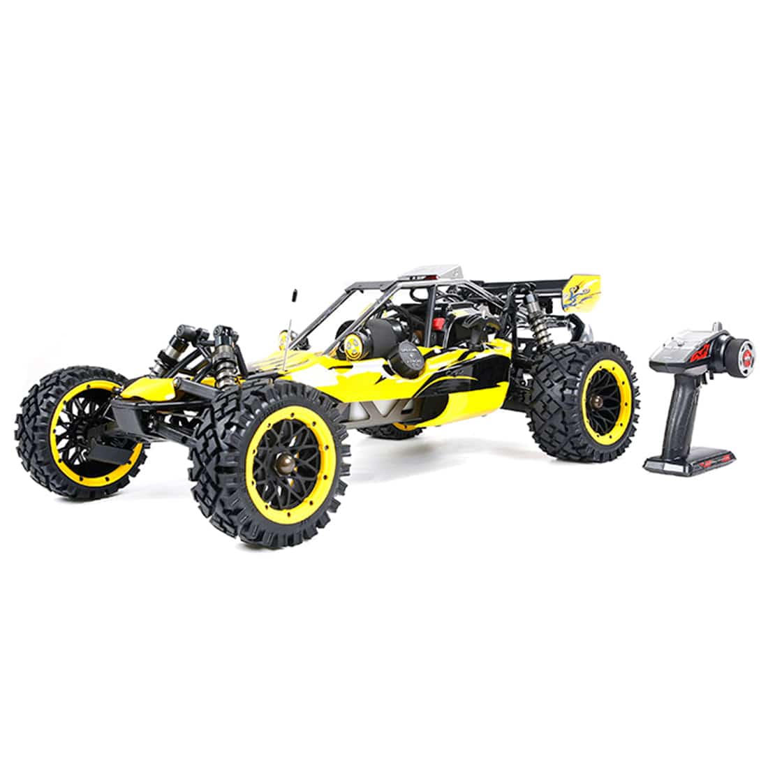 Rovan BAHA320 Yellow 1/5 Scale 32cc Gas Powered 2WD High Speed RC Buggy