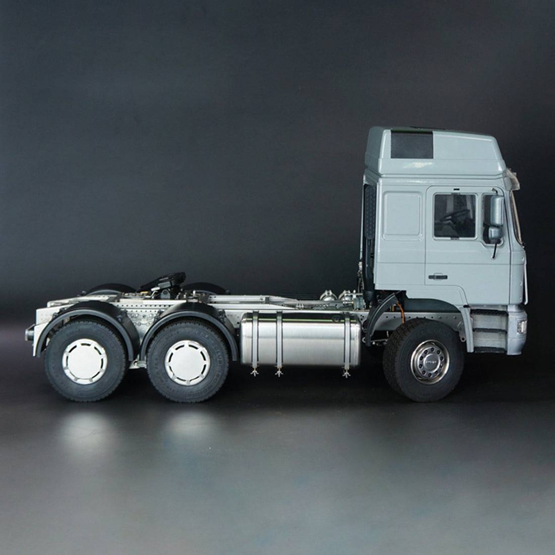 SCALECLUB 1/14 6x6 RC Tractor Trailer Full Metal Chassis Kit with Differential Lock for Custom Tamiya Truck Builds-helloworld7