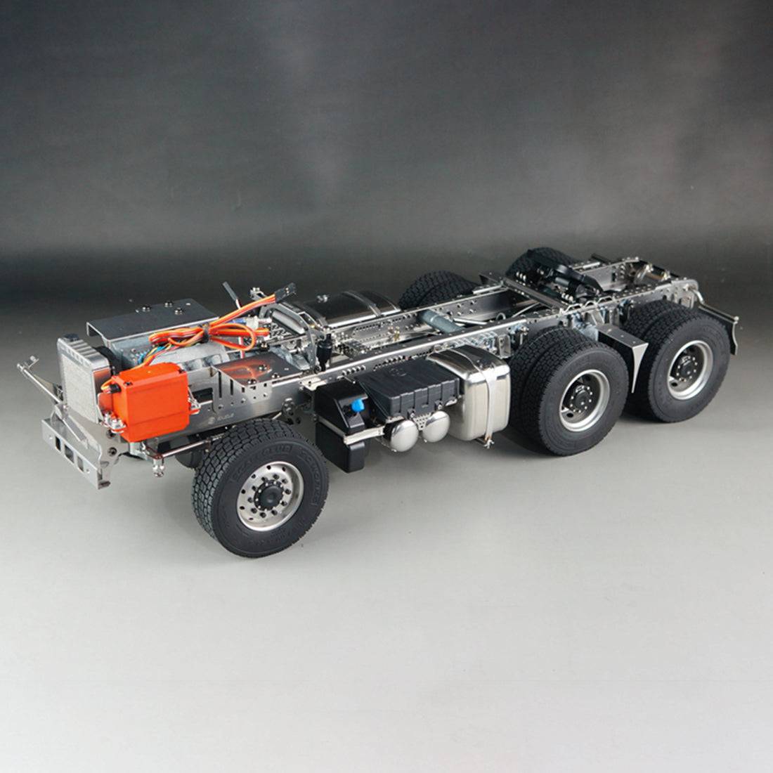SCALECLUB 1/14 Full Metal Tractor Truck Chassis Frame for Tamiya MAN Custom RC Construction Vehicle Build 6x6 or 6x4-helloworld7