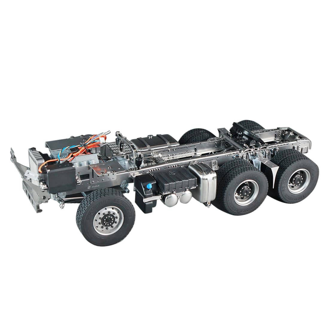 SCALECLUB 1/14 Full Metal Tractor Truck Chassis Frame for Tamiya MAN Custom RC Construction Vehicle Build 6x6 or 6x4-helloworld7