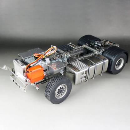 SCALECLUB 1/14 Scale Full Metal Tractor Truck Chassis Heavy Duty Frame for Custom RC Builds Tamiya MAN Compatible-helloworld7