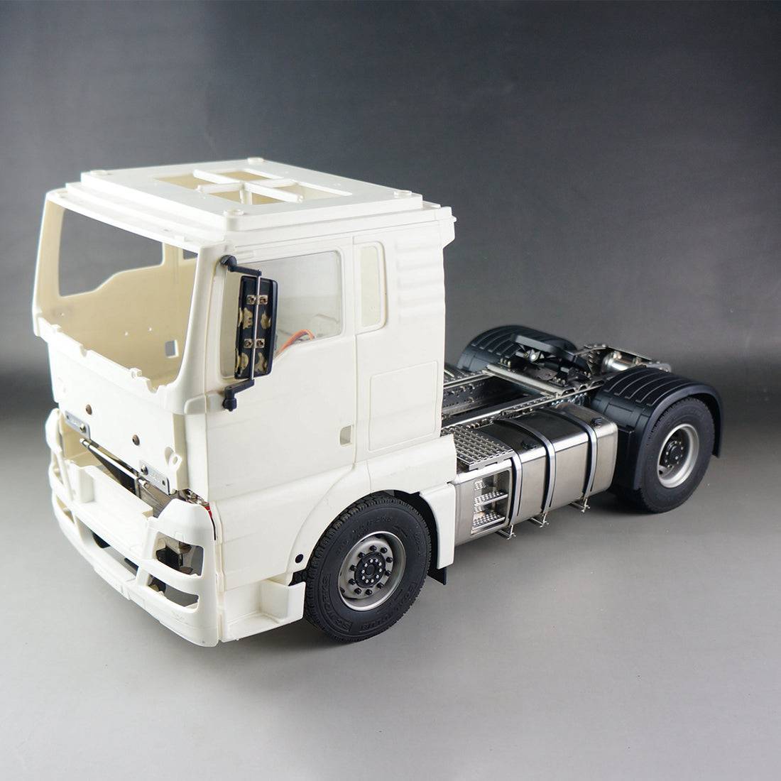 SCALECLUB 1/14 Scale Full Metal Tractor Truck Chassis Heavy Duty Frame for Custom RC Builds Tamiya MAN Compatible-helloworld7