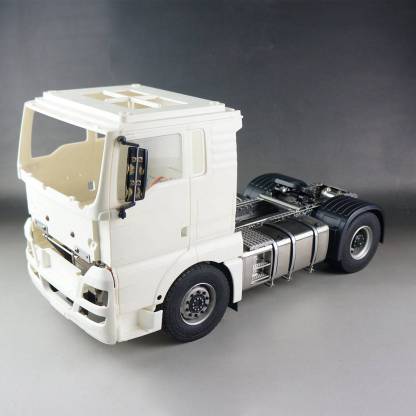 SCALECLUB 1/14 Scale Full Metal Tractor Truck Chassis Heavy Duty Frame for Custom RC Builds Tamiya MAN Compatible-helloworld7