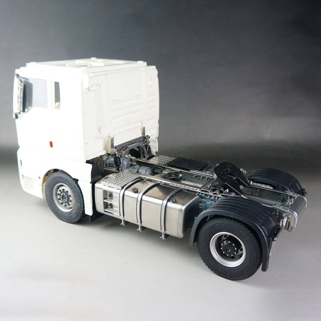 SCALECLUB 1/14 Scale Full Metal Tractor Truck Chassis Heavy Duty Frame for Custom RC Builds Tamiya MAN Compatible-helloworld7