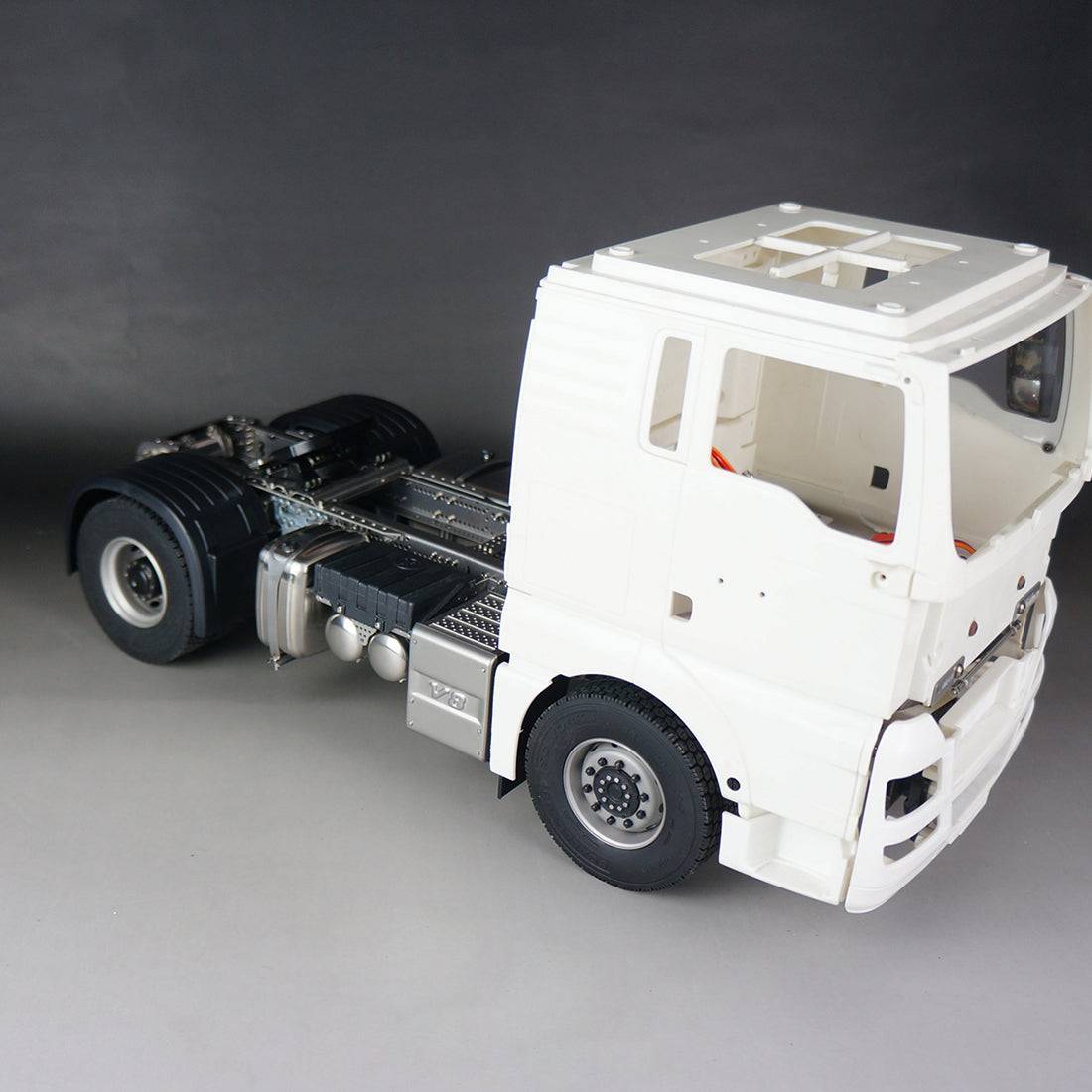 SCALECLUB 1/14 Scale Full Metal Tractor Truck Chassis Heavy Duty Frame for Custom RC Builds Tamiya MAN Compatible-helloworld7