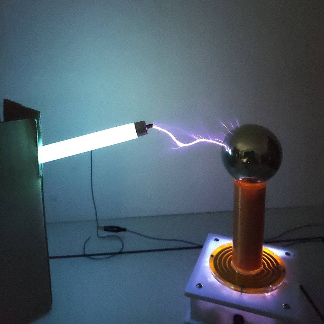SGTC Spark Gap Tesla Coil 10cm Arc Artificial Lightning Generator Wireless Transmission Science Gift-helloworld7