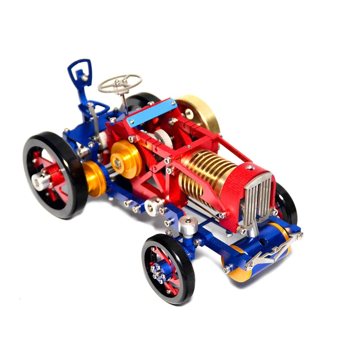 SH-08 Vacuum Suction Stirling Engine Tractor Model Metal Mechanical Gift