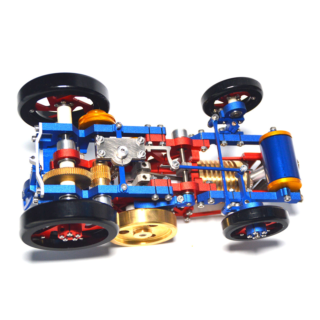 SH-08 Vacuum Suction Stirling Engine Tractor Model Metal Mechanical Gift