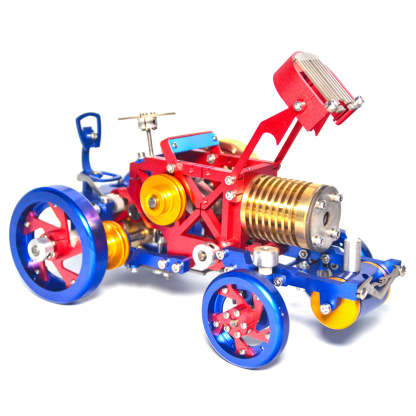 SH-08 Vacuum Suction Stirling Engine Tractor Model Metal Mechanical Gift
