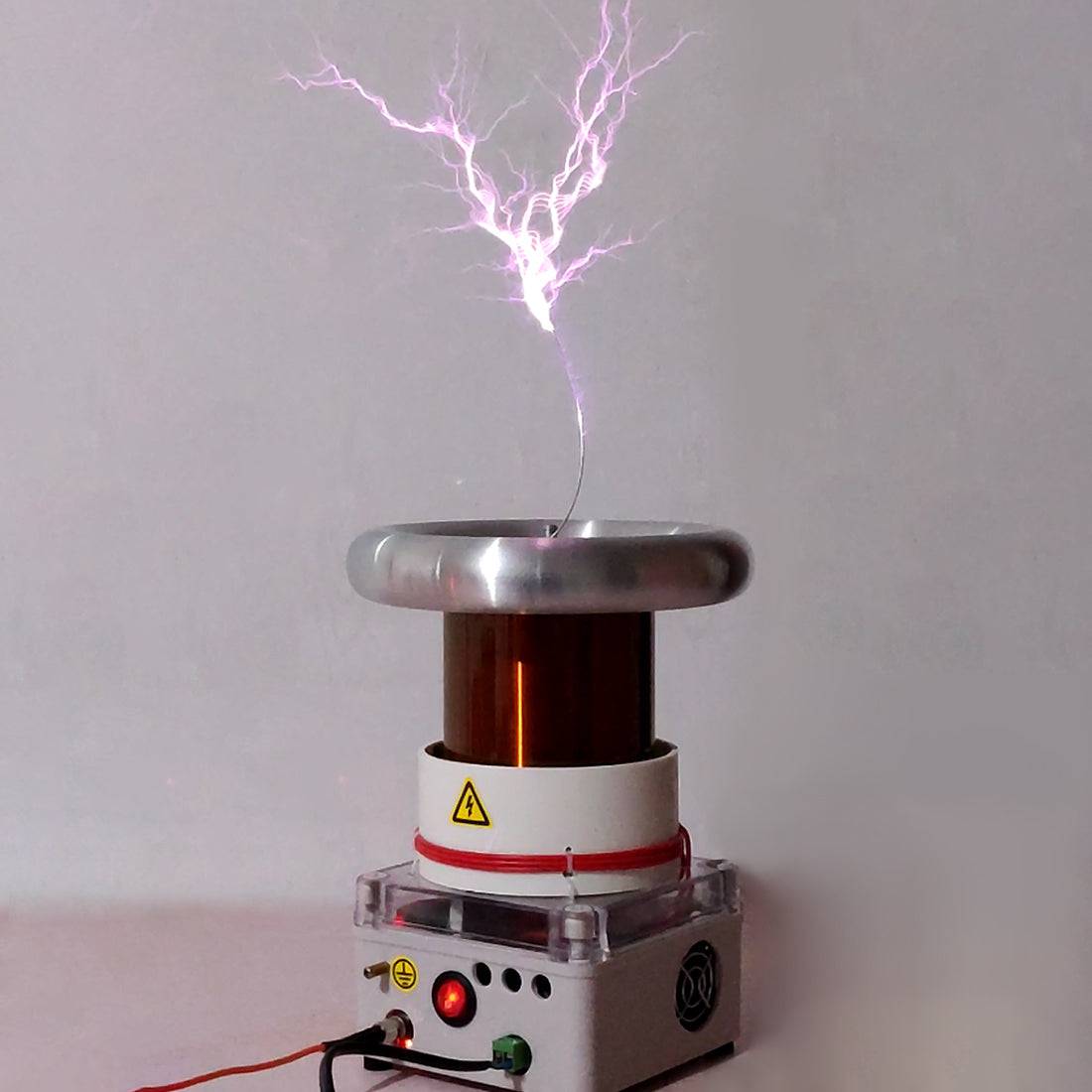 SSTC Solid State Tesla Coil 30cm Arc Artificial Lightning Generator Plasma Speaker Fiber Optic Control-helloworld7