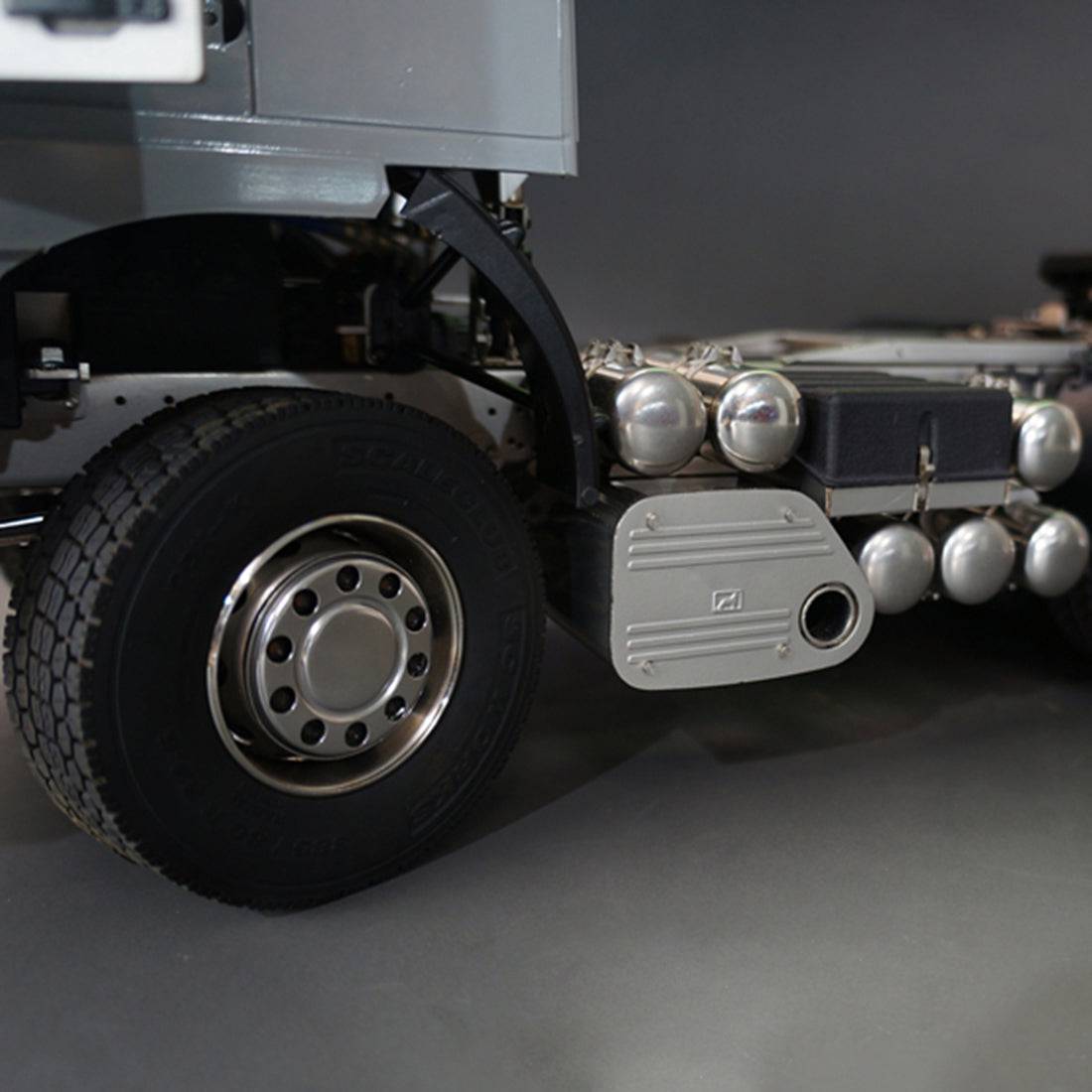 Scaleclub 1/14 Scale 6x6 All Metal RC Truck Chassis Heavy Duty Tractor Trailer with Differential Lock for Tamiya MAN F2000 Custom Builds-helloworld7