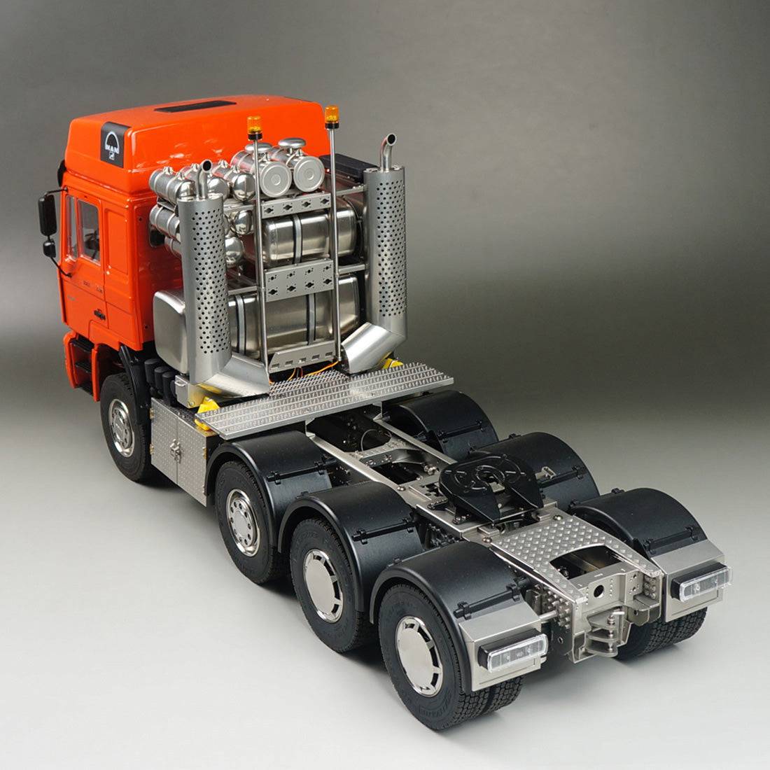 Scaleclub 1/14 Scale 8x8 All Metal Heavy Tractor Truck Chassis Kit with Shell No Electronics for Custom RC Builds-helloworld7