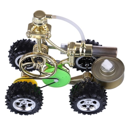Single Cylinder Stirling Engine Car Model Hybrid Electric Power Science Gift