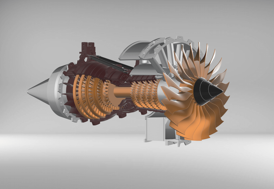 TR-900 DIY Turbofan Engine Model Kit with LED & Speed Control A380 Aviation Turbine Model-helloworld7