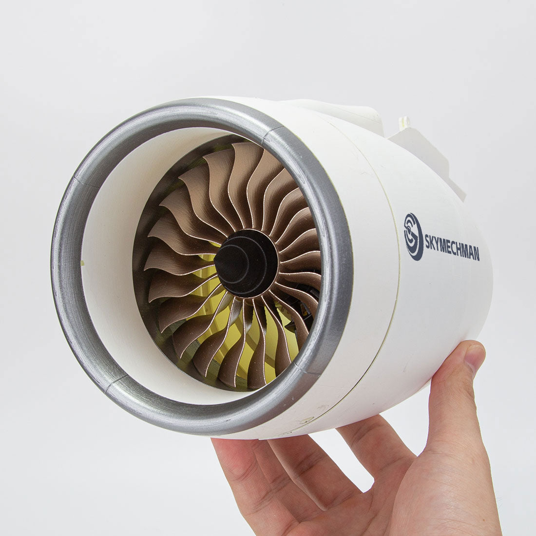 TR-900 DIY Turbofan Engine Model Kit with LED & Speed Control A380 Aviation Turbine Model-helloworld7