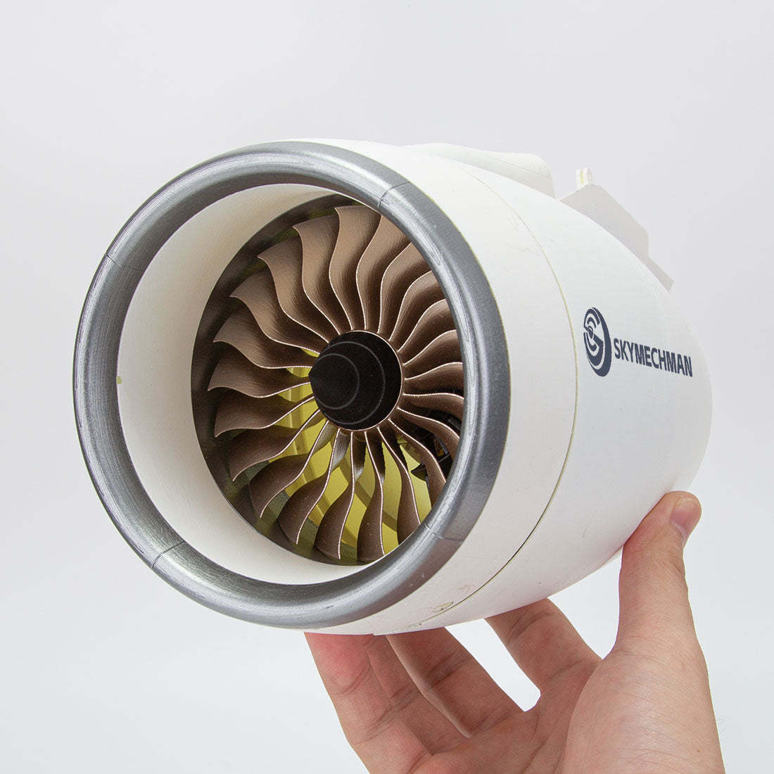 TR-900 DIY Turbofan Engine Model Kit with LED & Speed Control A380 Aviation Turbine Model-helloworld7