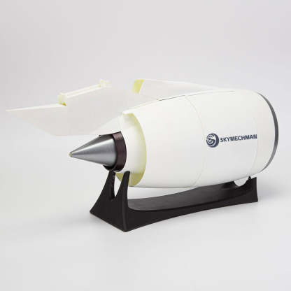 TR-900 DIY Turbofan Engine Model Kit with LED & Speed Control A380 Aviation Turbine Model-helloworld7
