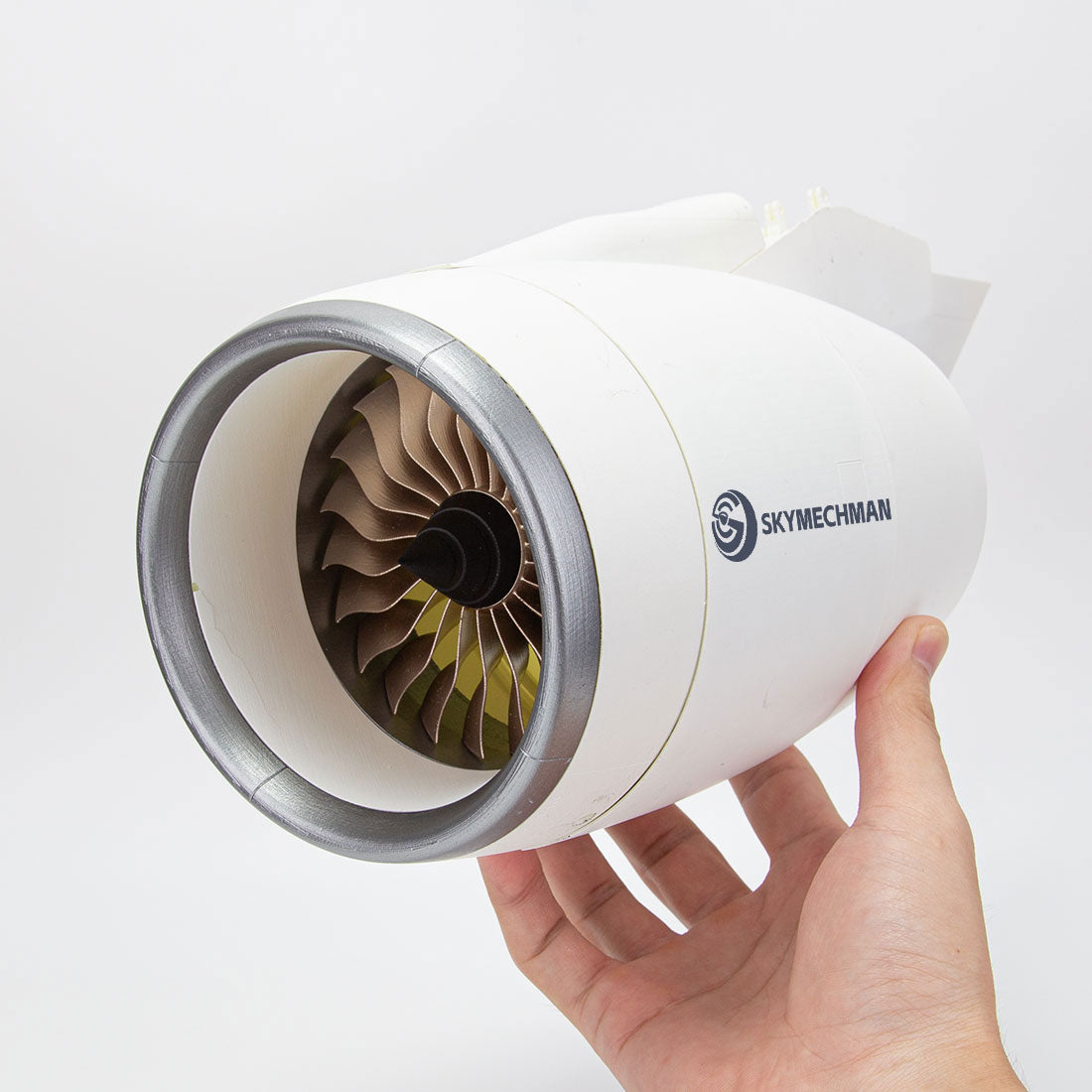TR-900 DIY Turbofan Engine Model Kit with LED & Speed Control A380 Aviation Turbine Model-helloworld7