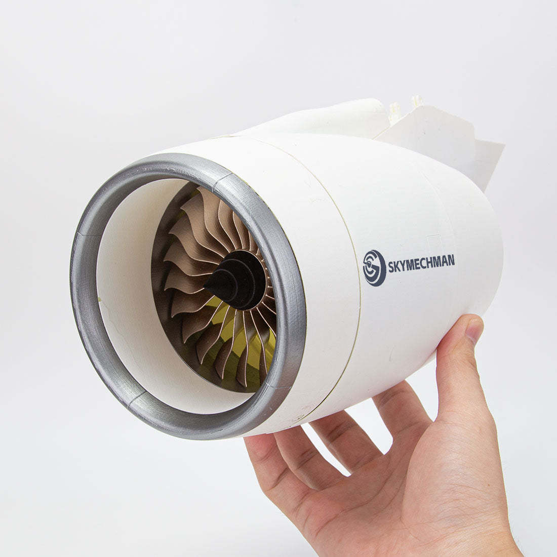 TR-900 DIY Turbofan Engine Model Kit with LED & Speed Control A380 Aviation Turbine Model-helloworld7
