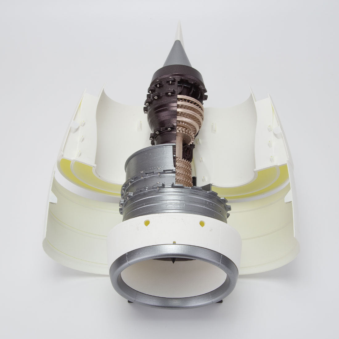 TR-900 DIY Turbofan Engine Model Kit with LED & Speed Control A380 Aviation Turbine Model-helloworld7