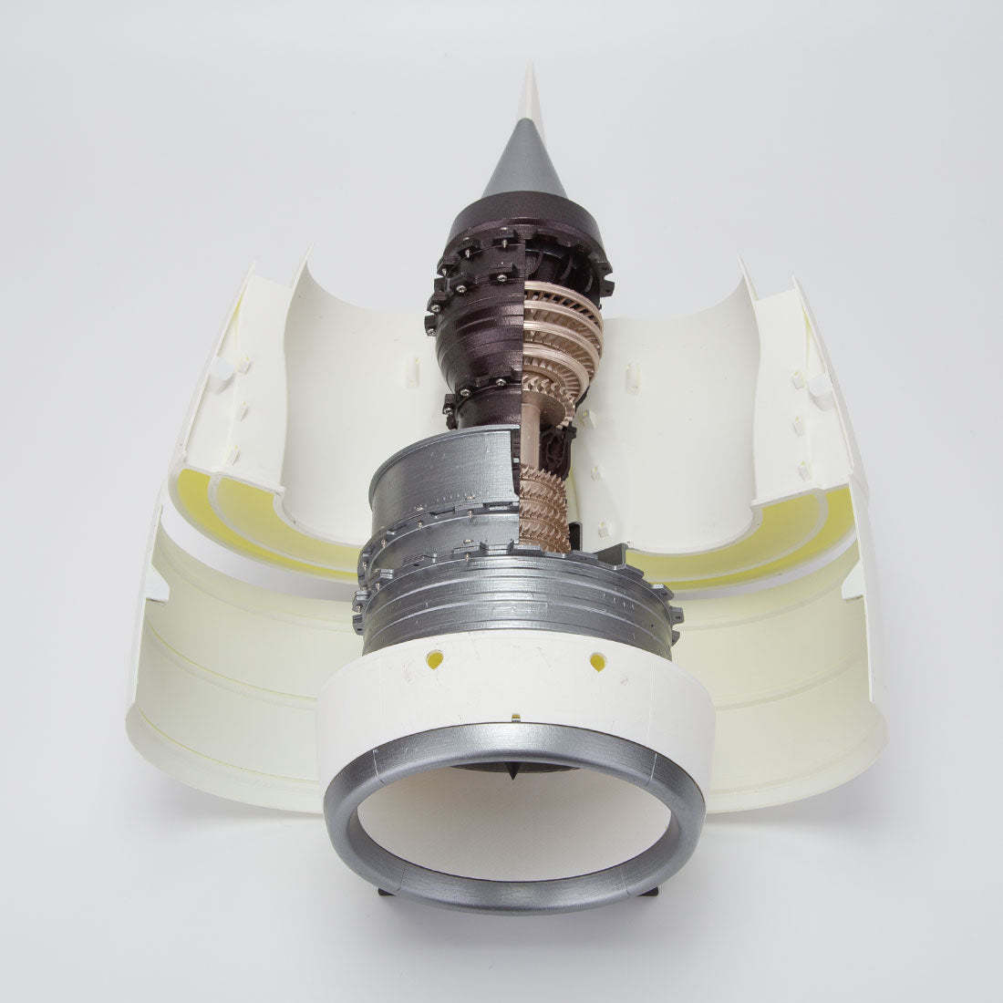 TR-900 DIY Turbofan Engine Model Kit with LED & Speed Control A380 Aviation Turbine Model-helloworld7