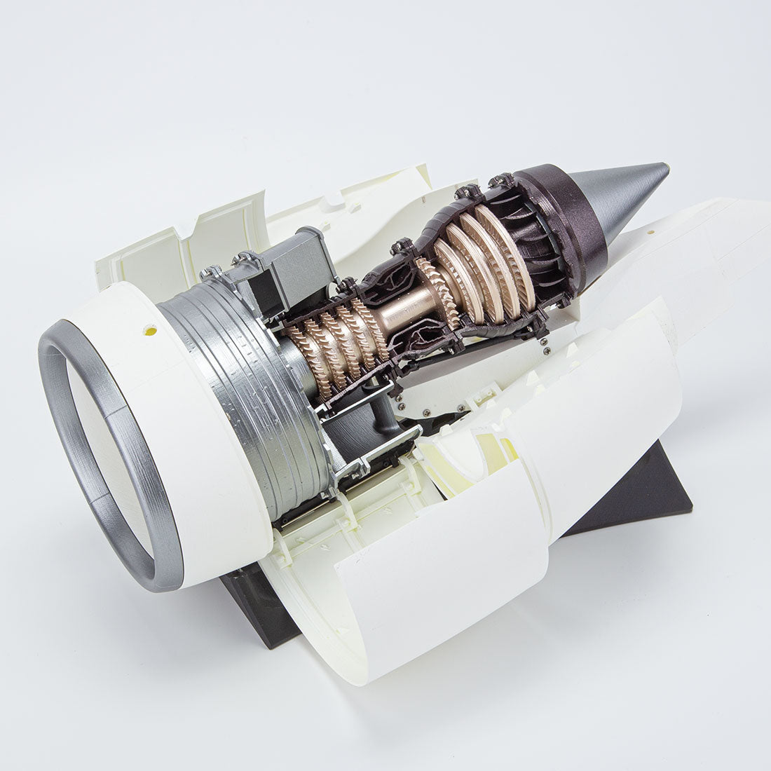 TR-900 DIY Turbofan Engine Model Kit with LED & Speed Control A380 Aviation Turbine Model-helloworld7