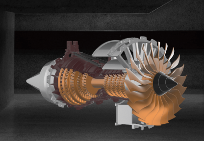 TR-900 DIY Turbofan Engine Model Kit with LED & Speed Control A380 Aviation Turbine Model-helloworld7
