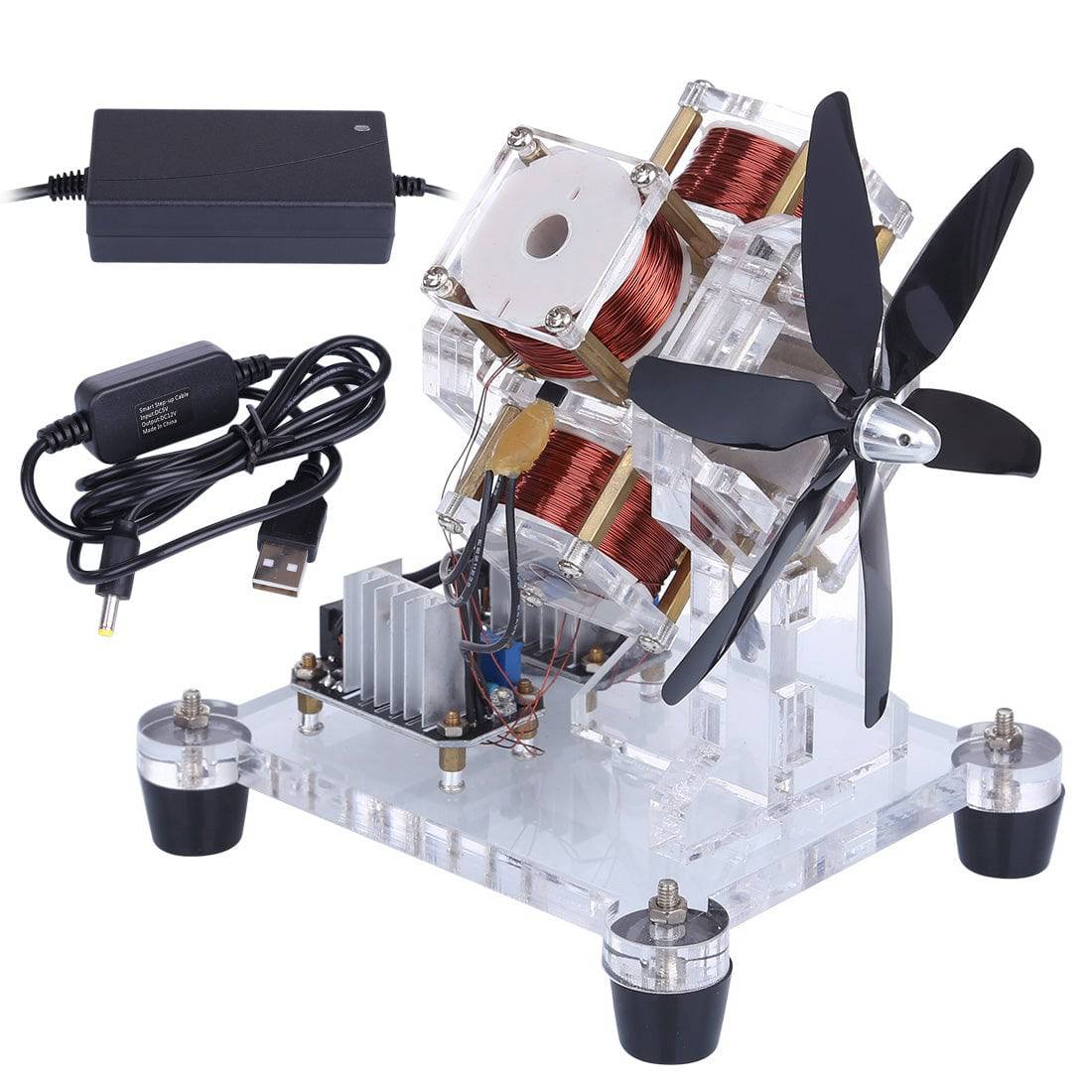 Stark Hall Sensor Brushless Motor Model High Speed Physics Science Education Toy