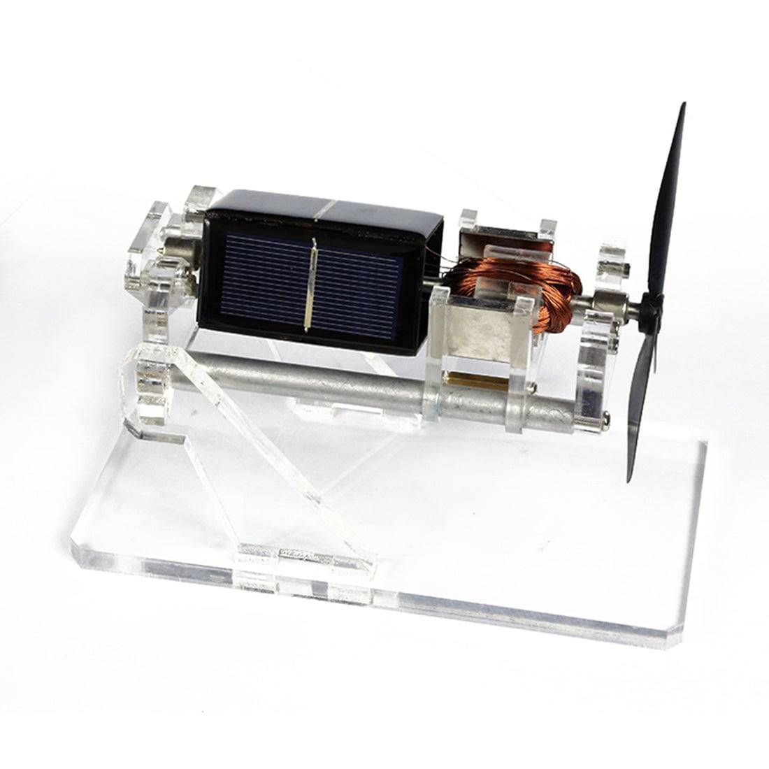 Stark Magnetic Levitation Solar Motor Double Fan Model Physics Science Desk Decor Gift