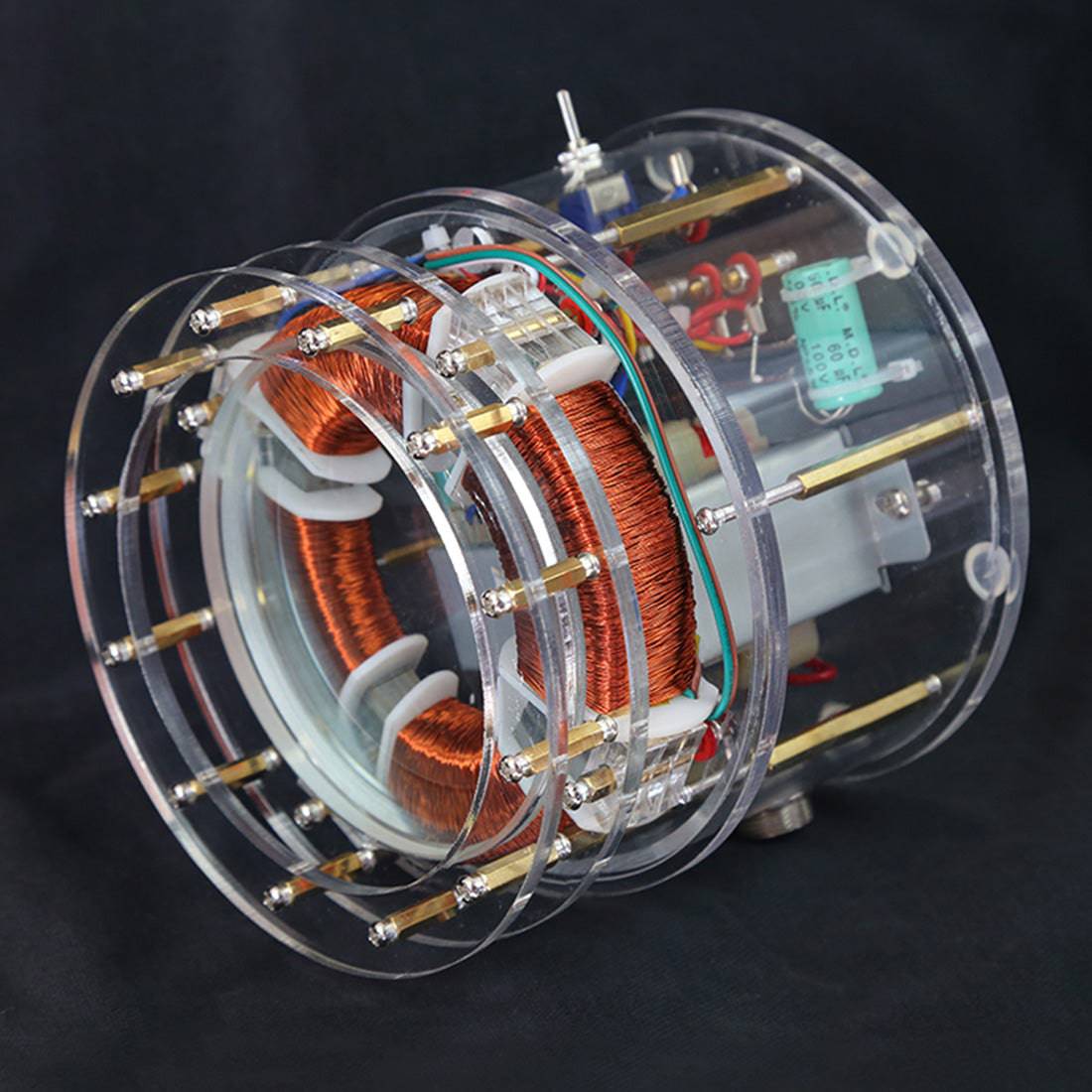 Stark Tesla Egg of Columbus Rotating Magnetic Field AC Motor Model Science Experiment Toy