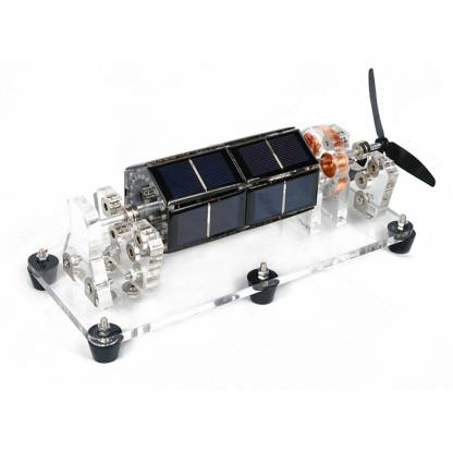 Stark U-Shaped 6-Sided Solar Magnetic Levitation Motor Model with Fan Blade Science Gift