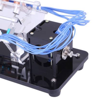 Stark V12 Electromagnetic Engine Model High Speed Hall Sensor Physics Science Toy