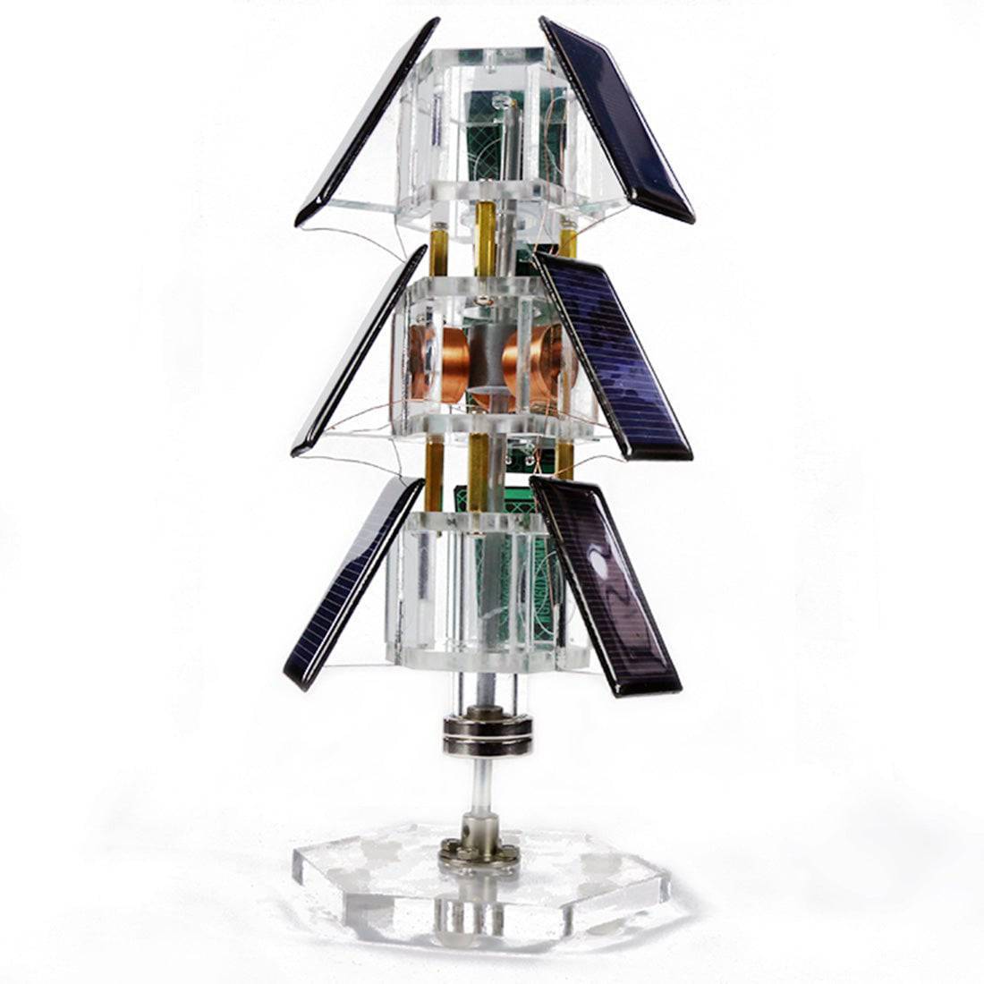 Stark Vertical Tree Solar Magnetic Levitation Motor High Speed Science Education Model