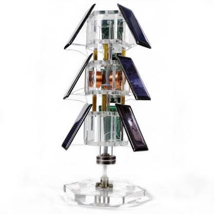 Stark Vertical Tree Solar Magnetic Levitation Motor High Speed Science Education Model