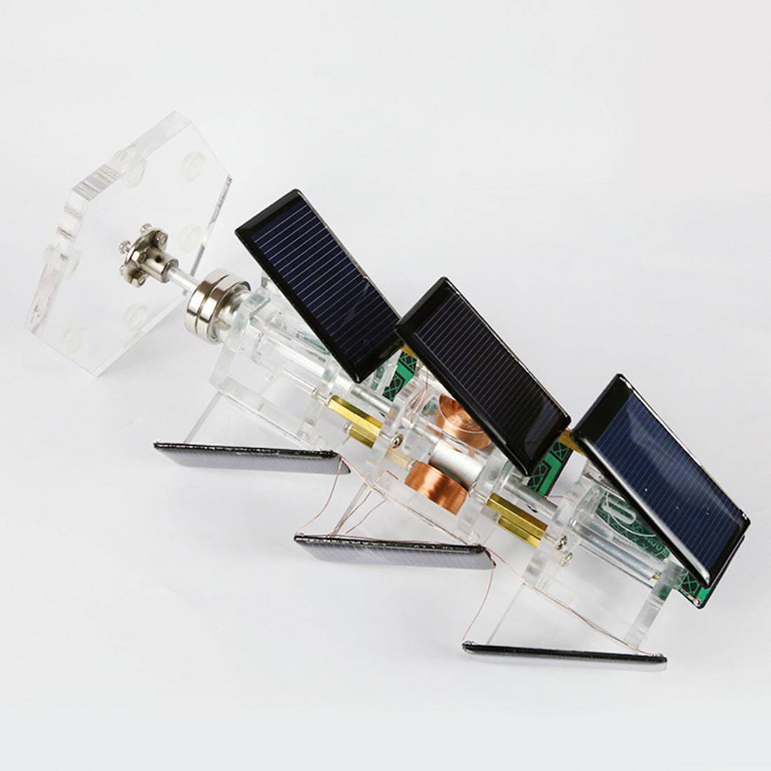 Stark Vertical Tree Solar Magnetic Levitation Motor High Speed Science Education Model