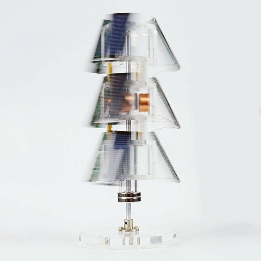 Stark Vertical Tree Solar Magnetic Levitation Motor High Speed Science Education Model