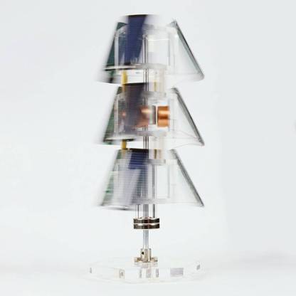 Stark Vertical Tree Solar Magnetic Levitation Motor High Speed Science Education Model