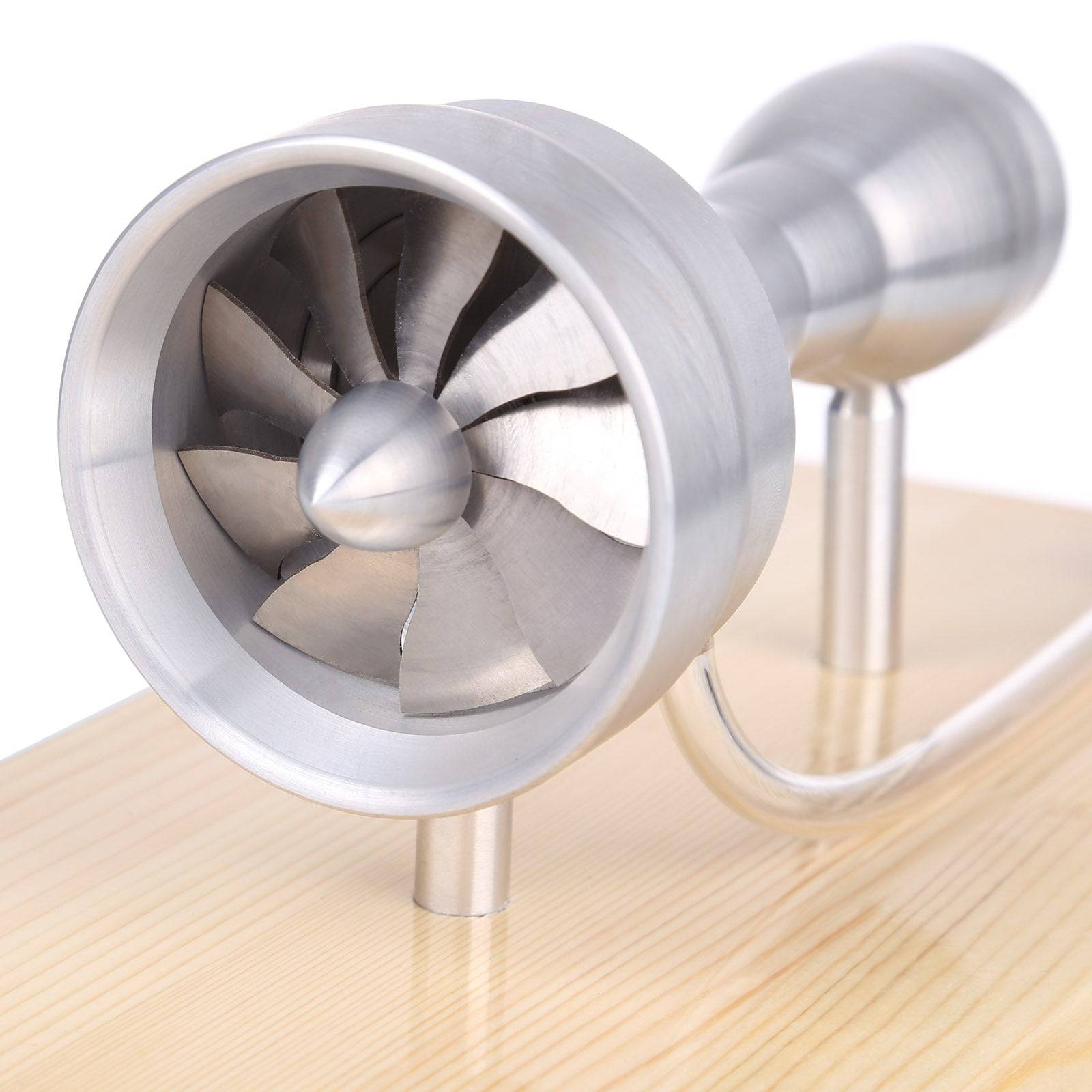 Steam Powered Aircraft Turbine Engine Model Kit DIY Generator 8000RPM