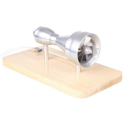 Steam Powered Aircraft Turbine Engine Model Kit DIY Generator 8000RPM