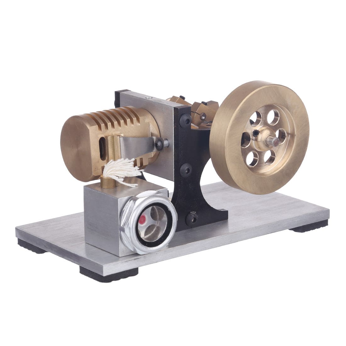 Suction Fire Type Stirling Engine Model Stainless Steel Vacuum Motor Physics Experiment Toy