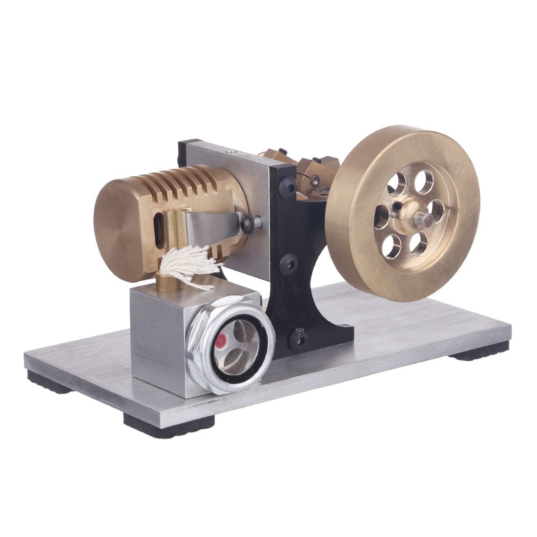 Suction Fire Type Stirling Engine Model Stainless Steel Vacuum Motor Physics Experiment Toy
