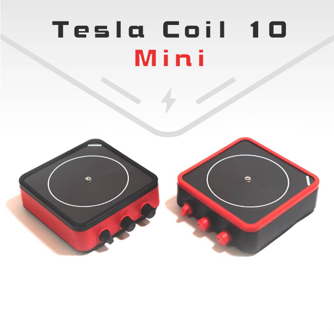 TC10 Red Flat Panel Bluetooth Music Tesla Coil Touchable Arc Plasma Speaker Science Toy-helloworld7