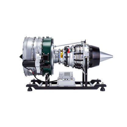 TECHING 1/10 Scale Twin-Spool Turbofan Engine Model Kit All-Metal DIY Aviation Turbine with Sound & Throttle-helloworld7