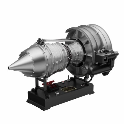 TECHING 1/12 Scale Dual Spool Turbofan Engine Model Kit | Build Your Own Metal Jet Engine-helloworld7