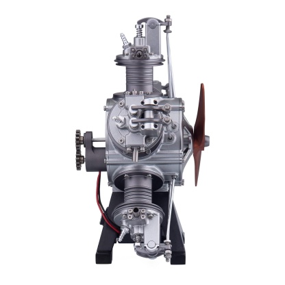 TECHING 1/6 Scale 5-Cylinder Radial Engine Model Kit Metal DIY Assembly Electric Motor STEM Gift-helloworld7