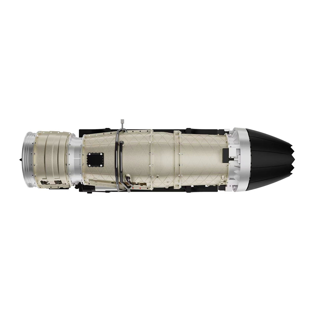 TECHING DM135 1/10 Scale Metal Turbofan Engine Model Kit Working Fighter Jet Engine 600+ PCS-helloworld7