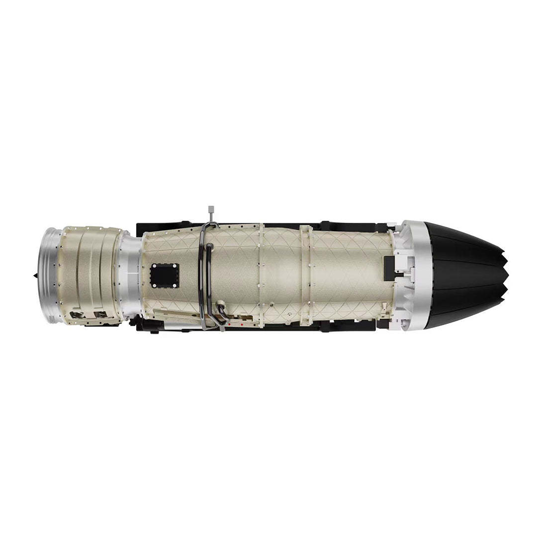 TECHING DM135 1/10 Scale Metal Turbofan Engine Model Kit Working Fighter Jet Engine 600+ PCS-helloworld7