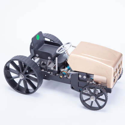 TECHING Pioneer 1 All-Metal DIY Assembly Car Model Kit – Electric Mechanical STEM Gift-helloworld7